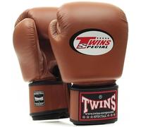 Gants de Boxe Twins Special 12 oz BGVL3-BW/BW Thaïlande, Muay Thai, Marron rétro