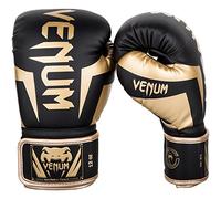 Gants de boxe Venum Elite - Noir/Doré - 8 Oz