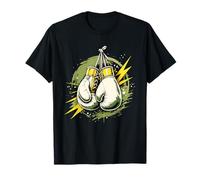 Gants de Boxe Vintage Athletic Fight Graphic T-Shirt
