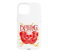 Gants de Boxe Vintage avec tête de Mort Coque pour iPhone 15