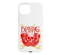 Gants de Boxe Vintage avec tête de Mort Coque pour iPhone 15 Plus
