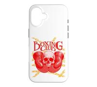 Gants de Boxe Vintage avec tête de Mort Coque pour iPhone 16
