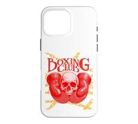 Gants de Boxe Vintage avec tête de Mort Coque pour iPhone 16 Pro Max