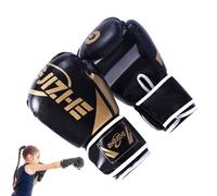 Gants de Boxes pour - Gants de Boxe Sparring Kick en Cuir PU | pour débutants, entraînement au Sac de Boxes, Muay Thai, MMA, avec Set de Boxe/entraînement et Bandages pour Les Mains