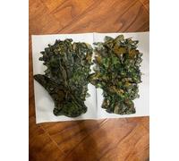 Gants De Camouflage À Feuilles 3d Unisexe, 1 Paire, Doigt Complet Pour La Chasse Et La Pêche En Plein Air, Gants De Tir Tactique Cs, Mitaines De Cyclisme