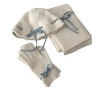 Gants De Chapeau Écharpe en Tricot Réglé pour Les Femmes À L'extérieur Sports Épaissis pour Les Chapeaux De Sport d'hiver en Vrac