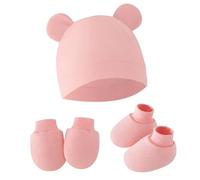 Gants De Chapeau Pour Bébé Nouveau-né Et Chaussettes Coton Mittens Et Couvercle Pied Garçons Les Tout-petits Couverture Pied D'hiver Accessoires Chapeau Nouveau-né