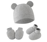 Gants De Chapeau Pour Bébé Nouveau-né Et Chaussettes Coton Mittens Et Couvercle Pied Garçons Les Tout-petits Couverture Pied D'hiver Accessoires Chapeau Nouveau-né