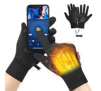 Gants de chauffage électriques,Gants de chauffage d'hiver USB avec support | Écran Tactile | 1 Paire De Gants De Temps Froid Coupe-Vent Chaud pour Adultes, Adolescents et