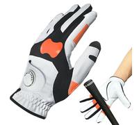 Gants de club de golf - Gants d'entraînement à la main gauche pour hommes, entraîneur à adhérence antidérapante, vêtements de main longue queue de poignet réglable | Pratique de golf professionnel