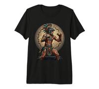 Gants de Combat Anciens Guerriers de Boxe mexicains aztèques T-Shirt Haut de Gamme