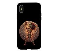 Gants de Combat Anciens Guerriers de Boxe mexicains Coque pour iPhone X/XS
