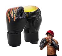 Gants de Combat Enfants 6OZ - Gants de Boxe réglables pour entraînement MMA Muay Thai Kickboxing avec Fermeture Velcro sécurisée 3-10 Ans