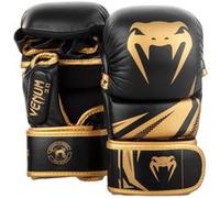 Gants Venum Sparring Challenger noir pur doré - S