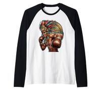 Gants de Combat mayas aztèques Guerriers de Boxe mexicains Manche Raglan