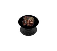 Gants de Combat mayas aztèques Guerriers de Boxe mexicains PopSockets PopGrip Adhésif