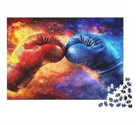 Gants de Combat Style Action Spatiale Puzzle pour Adultes Gants de Boxe Rouge et Bleu Cadeau Amusant et Activité pour Décor Murale Maison 70x50cm/1000pcs