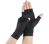 Gants de Compression Arthritique en Cuivre Gants Anti-arthrite Soigner Arthrite Mitaine Soulager Douleur Polyarthrite Rhumatoïde Canal Carpien Favoriser Guérison Gants de Compression pour Arthrite (M)