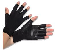 Gants de compression pour arthrose - MICH - Sans doigts - Cuivre - Soulagement de la douleur - Syndrome du canal carpien