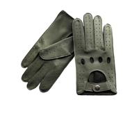 Gants de conduite en cuir Gants de conduite en cuir cerf for hommes, été et automne, monocouche, section fine, gants moto à doigts longs for l'extérieur(Color 2,11)
