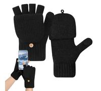 Gants de conduite | Mitaines chaudes en tricot thermique - Pour la course à pied, la marche, la randonnée, le sport, le vélo, l'escalade, le ski, l'alpinisme, Noir , Refer to description