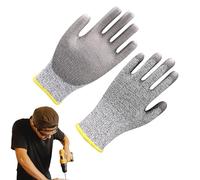Gants de coupe de sécurité pour appareil de cuisine - Solution de protection en trois parties résistante aux coupures, antidérapante de stabilité des mains, gants de boucher en cinq mots