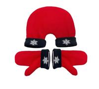 Gants De Couple De Noël - Polaire 10,23 Pouces | Couple Tenant Des Gants Par La Main | Mitaines D'hiver Amusantes À Tenir À La Main | Mitaines Épaisses Sans Doigts À Double Couche | Cadeau De Saint-Va