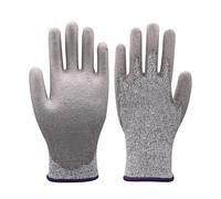 Gants de cuisine anti-coupe, gants de filet de boucher réutilisables à 5 niveaux de 2 pièces - Gants de sécurité au travail pour écailler les huîtres, trancher la mandoline, couper la viande