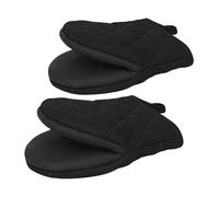 Gants de cuisine en néoprène résistants à la chaleur jusqu'à 260 °C Extra longs doublés en coton pour griller et rôtir Gants de cuisson antidérapants pour four