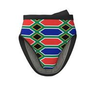 Gants de cuisine en silicone avec drapeau de l'Afrique du Sud pour griller, cuisiner et faire de la pâtisserie