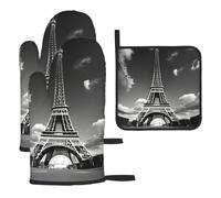 Gants de cuisine et maniques Paris Tour Eiffel et nuage pour cuisine cuisson grillades