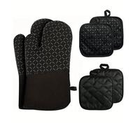 Gants De Cuisine Gants Anti-brûlure, épais, antidérapants, résistants à la Chaleur, for Four à Micro-Ondes, Gants de Cuisson spéciaux, Gants for pâtisserie et Bonbons