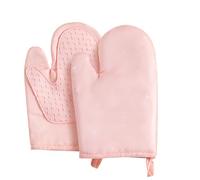 Gants de cuisine résistants à la chaleur - 26 x 14 cm - 1 paire de maniques antidérapantes - Fournitures de cuisine pour la cuisine en plein air, le camping, le barbecue, la cuisson, le four à