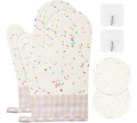 Gants de Cuisine Silicone 28 cm Anti-Chaleur Vendos85