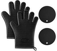 Gants de Cuisine Silicone Anti-Chaleur 27,5 cm Vendos85