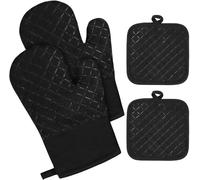 Gants de Cuisine Silicone et Coton Anti-Chaleur Vendos85