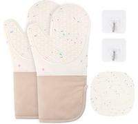 Gants de Cuisine Silicone Longs 34 cm Anti-Chaleur Vendos85