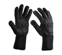 Gants de cuisson antidérapants pour cuisine, cuisinière, camping, feu de camp, préparation, cuisine, cuisinière, grillades pour hommes et femmes