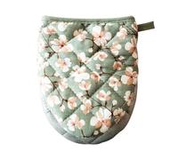 Gants de cuisson en coton imprimé en forme de cœur pour la cuisine à la maison, avec clip isolant en forme de coeur(Color2)