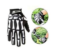 Gants De Cyclisme À Doigt Long, Équipement De Cyclisme En Plein Air, De Montagne, Tête De Mort Complète, Nouveau
