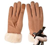 Gants de cyclisme coupe-vent, Gants de cyclisme à écran tactile - Gants de cyclisme chauds pour l'extérieur,Gants d'équitation thermiques épais, gants en polaire confortables et chauds