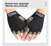 Gants De Cyclisme Demi-Doigt, Coupe-Vent, En Gel, Accessoires De Vélo