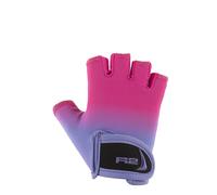 Gants de cyclisme enfant R2 Voska rose, violet 3-4 ans