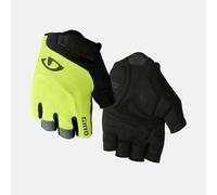 Giro – Gants courts de cyclisme – Bravo Gel – Jaune/Noir – Taille S Homme