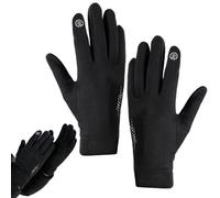 Gants de cyclisme imperméables avec doublure de 9,25 pouces | Moufles pour écran tactile coupe-vent pour sports d'hiver | Garde les mains au chaud et fonctionnelles