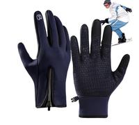 Gants De Cyclisme Imperméables | Gants Chauds Doux Écran Tactile | Mitaines Thermiques Pour La Conduite,pour Cyclisme Ski Randonnée Camping Voyage Hiver