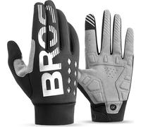 Gants de cyclisme isolés Rockbros, longs, taille : L - noir-gris