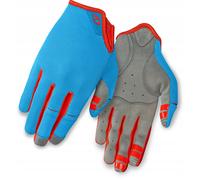 Gants de cyclisme longs pour femmes Giro LA DND, taille S, bleu/orange