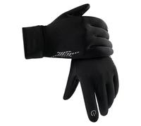Gants de cyclisme pour homme : design tactile thermique coupe-vent pour climat froid, gants de sport réfléchissants, chauds pour écrire, course à pied, randonnée, entraînement