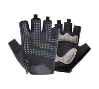 Gants de cyclisme pour homme - Gants de cyclisme réfléchissants | Gants de route demi-doigts | Gants d'entraînement antidérapants absorbant les chocs pour le fitness, le cyclisme et les sports de